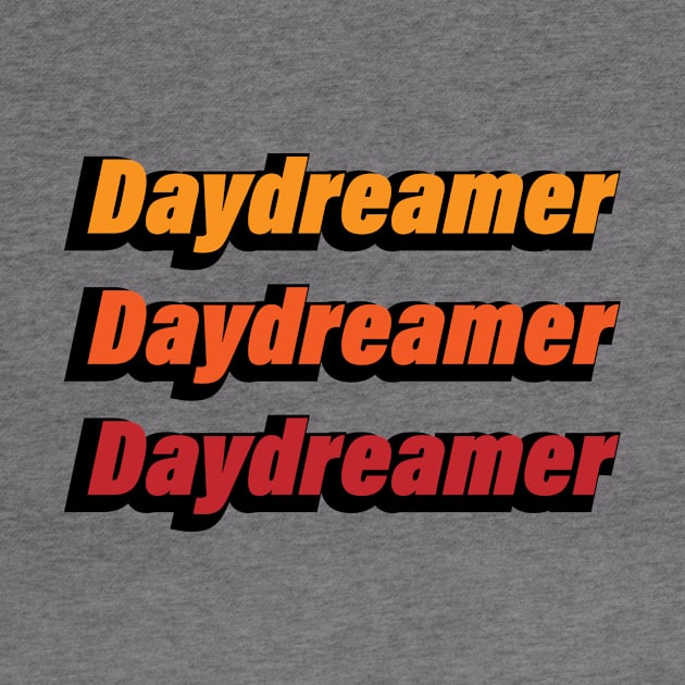 Daydreamer colorful typography design by CRE4T1V1TY